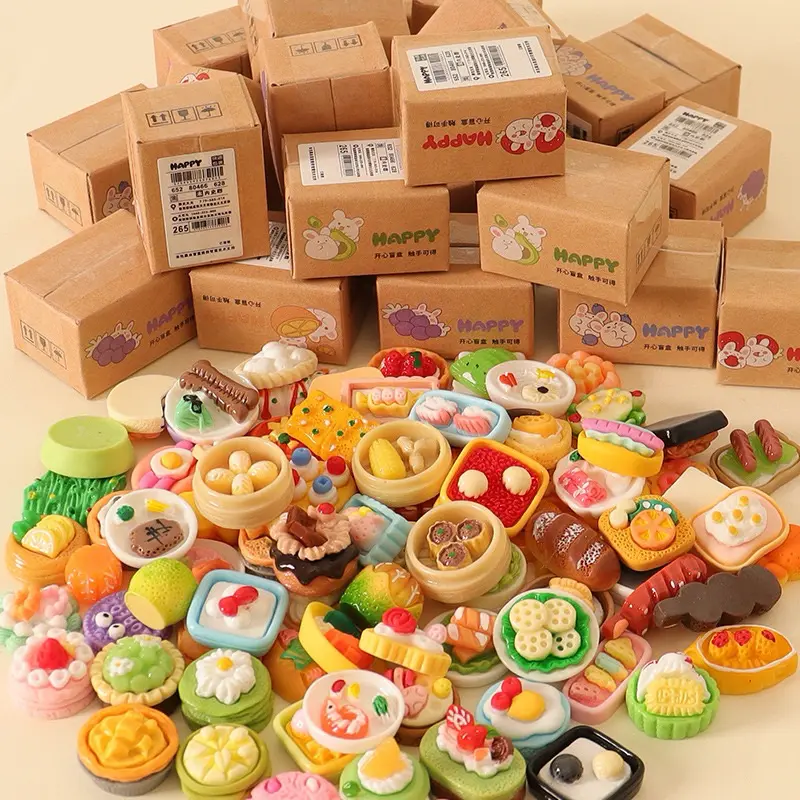 set box + 3 mô hình mini (MẪU RA LIÊN TỤC) Đồ chơi túi mù blind bag ít trùng mẫu 001