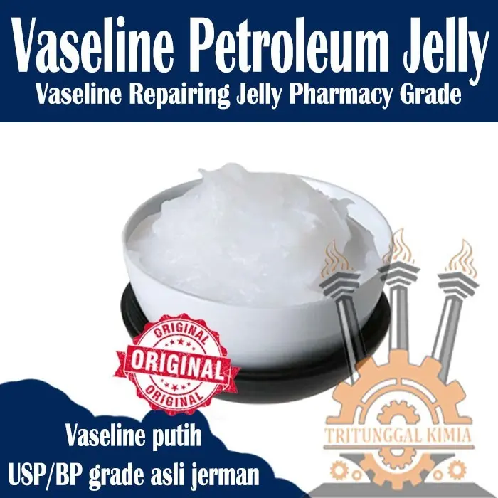 Bahan Baku Pomade/ Pelembab Kulit Vaseline Petroleum Jelly 500gram