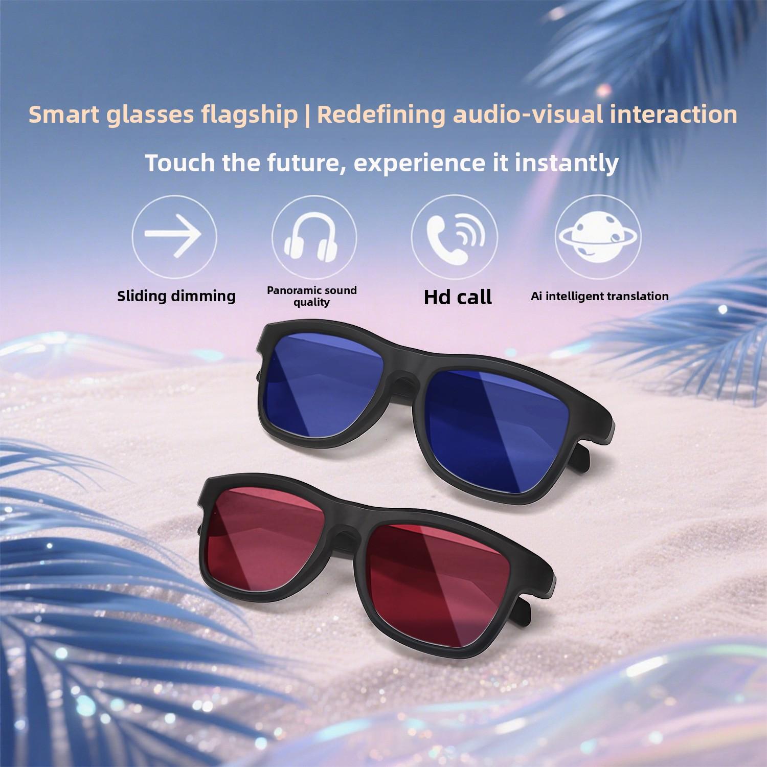 Smart Color-changing AI Bluetooth Anti-blue Light Sunglasses Can Translate Calls, Listen To Music, and Remotely Control Photos - Image 2
