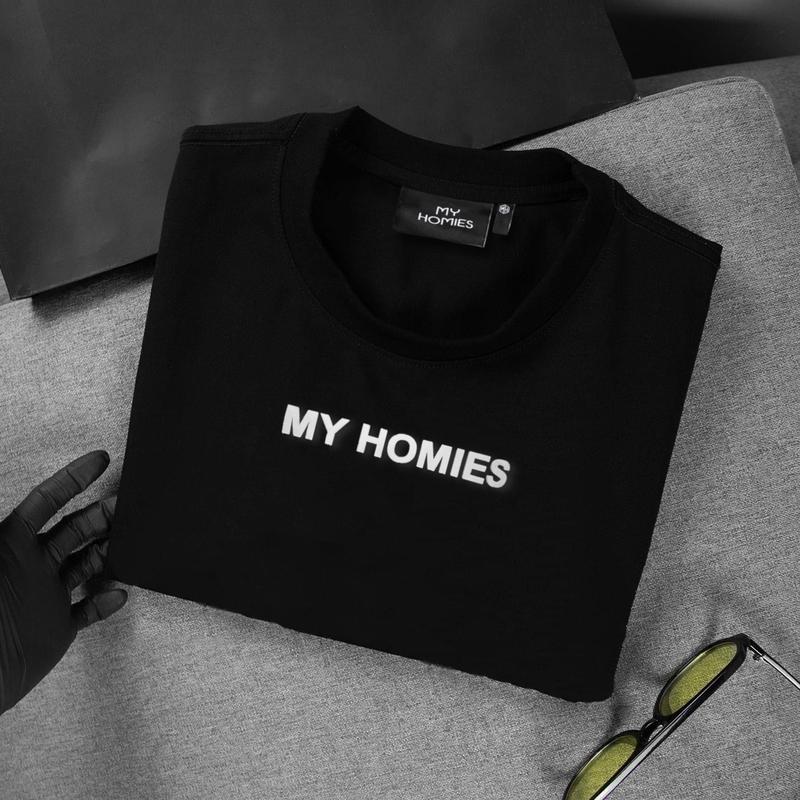 MH STORE Áo thun cotton Big size 50 - 120kg in chữ nổi, đủ màu Nam Menswear