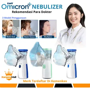 KaraengMall Nebulizer Alat Uap Terapi Bantu Pernapasan Mengencerkan Dahak Portabel Handheld Inhaler Asma Inhalasi Untuk Dewasa dan Bayi