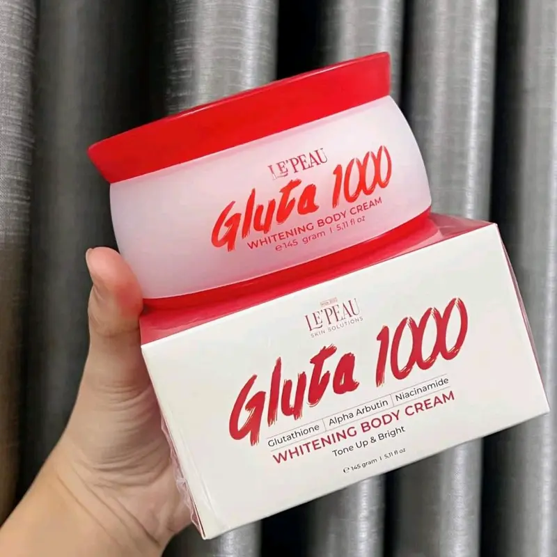 [ mua 1 tặng 1]Peel body tuýp 150g Le'peau (tặng 1 hủ kem dưỡng 145g GLUTA 1000) giúp loại bỏ lớp tế bào chết dưỡng kem body nhanh thấm, hỗ trợ giúp mờ thâm body 2