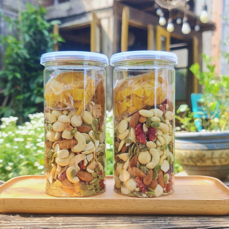 ( COMBO 2 GRANOLA TRÁI CÂY 0% YẾN MẠCH  , MẮC CA , HẠNH NHÂN , HẠT ĐIỀU , BÍ XANH , XOÀI SẤY , NHO SẤY , DỪA SẤY ) Food Thức Ăn Hạt Ngũ Cốc