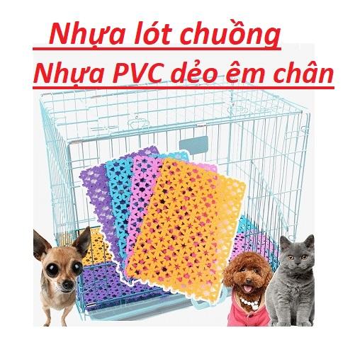 Tấm nhựa lót chuồng thú cưng, chó mèo - Tấm lót sàn chuồng 20x30cm