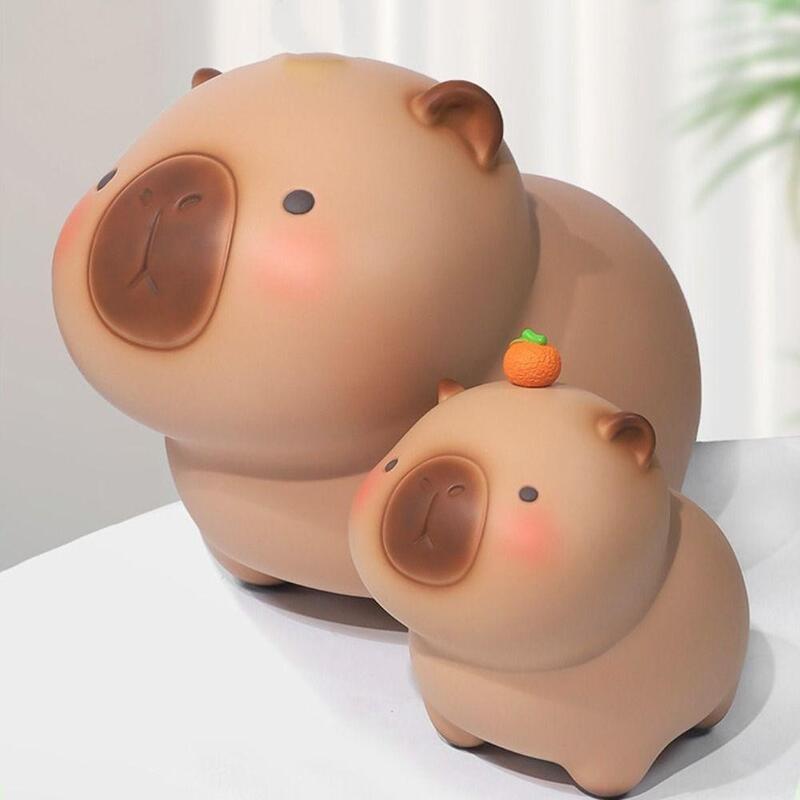 Product Introduction of Capybara Cute Cartoon Guinea Pig Piggy Bank, Home Decoration Desktop Crafts Children's Gifts Saving Money Bank 16