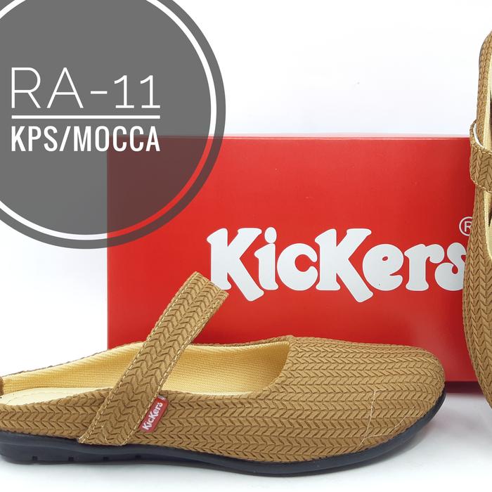 Gambar Fashion Sandal Kickers Wanita Flat Kode RA-11 Shoes Selop Cewek dari majujayashop1 Kota Surabaya Tokopedia