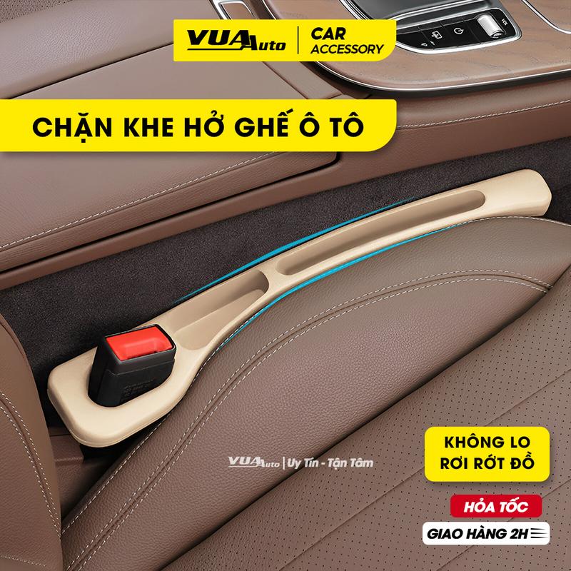 Chặn khe hở ghế ô tô VuaAuto che khoảng trống ghế xe hơi chống rơi đồ lắp đặt nhanh gọn hiệu quả Nội Thất