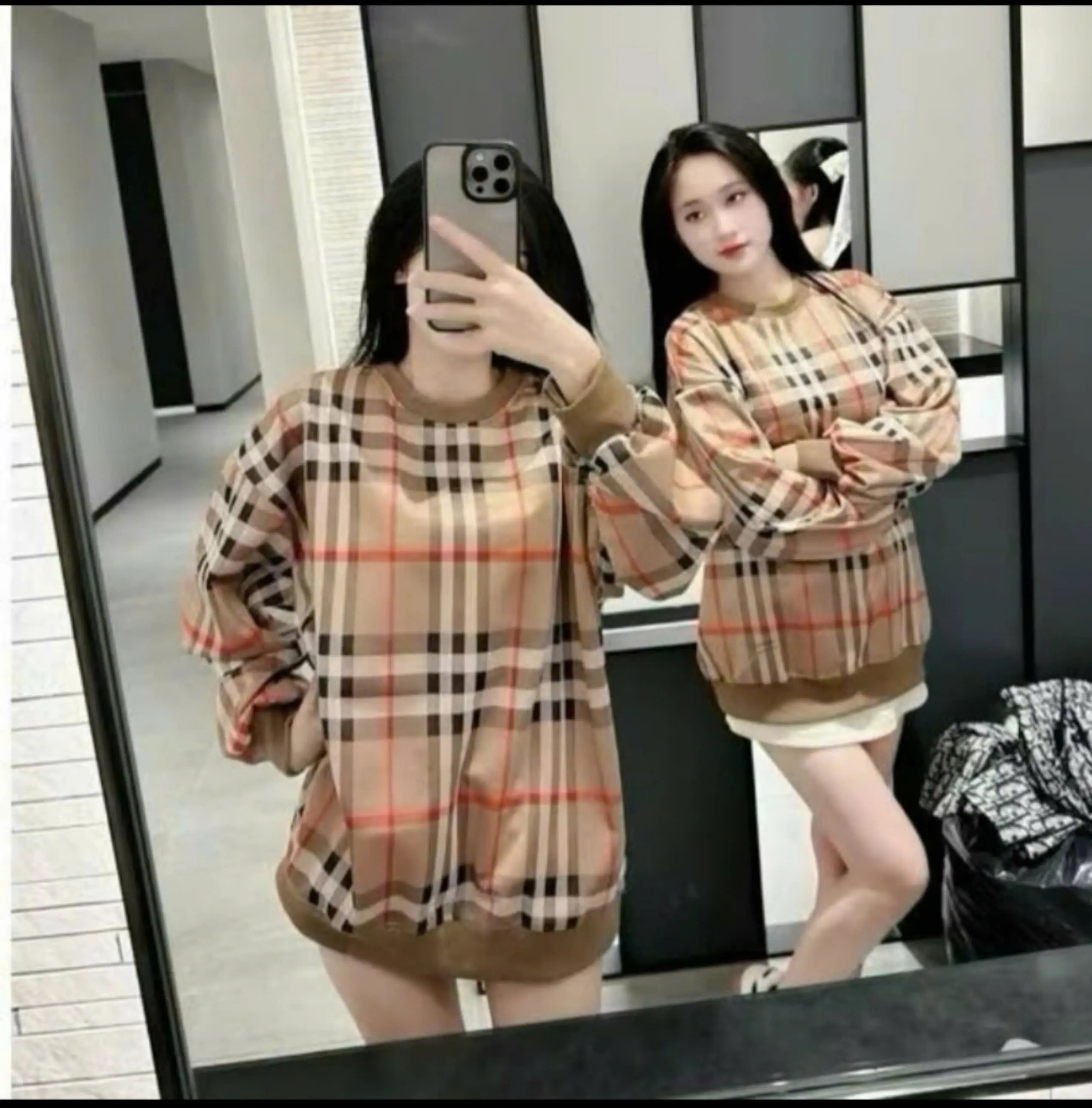 ÁO THU ĐÔNG NAM, NỮ CHẤT NỈ ,TAY DÀI,PHỐI HỌA TIẾT BBR THỜI TRANG CÁ TÍNH