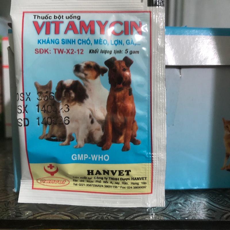 VITAMYCIN chữa ỉa chảy,kiết lỵ,phân lẫn máu ,nôn mửa 0