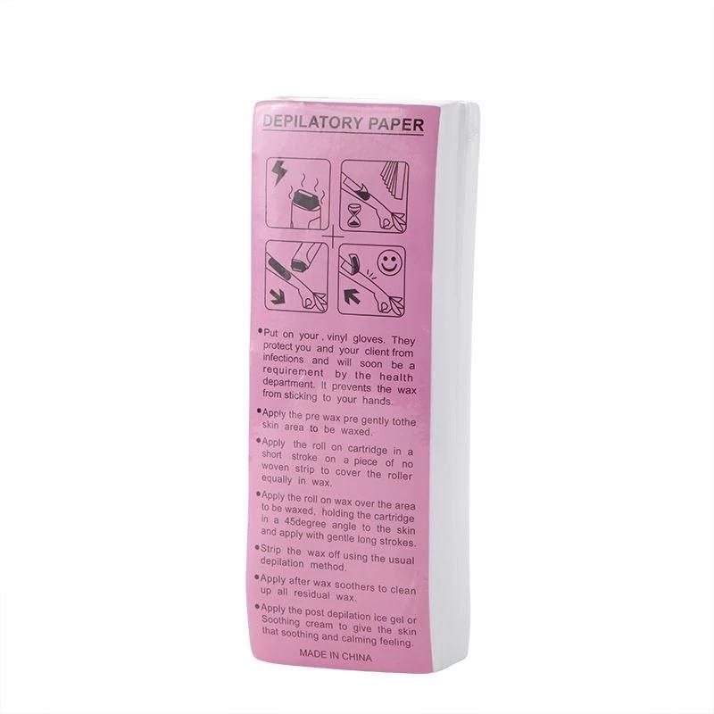 Giấy wax lông chuyên dụng 100 tờ Waxing Cạo Râu sap  wax 4