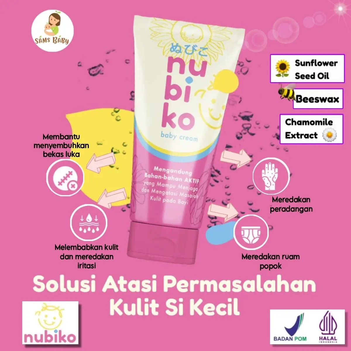 NUBIKO Skincare Cream Anak | Spesialis Bekas Luka | Krim Bayi