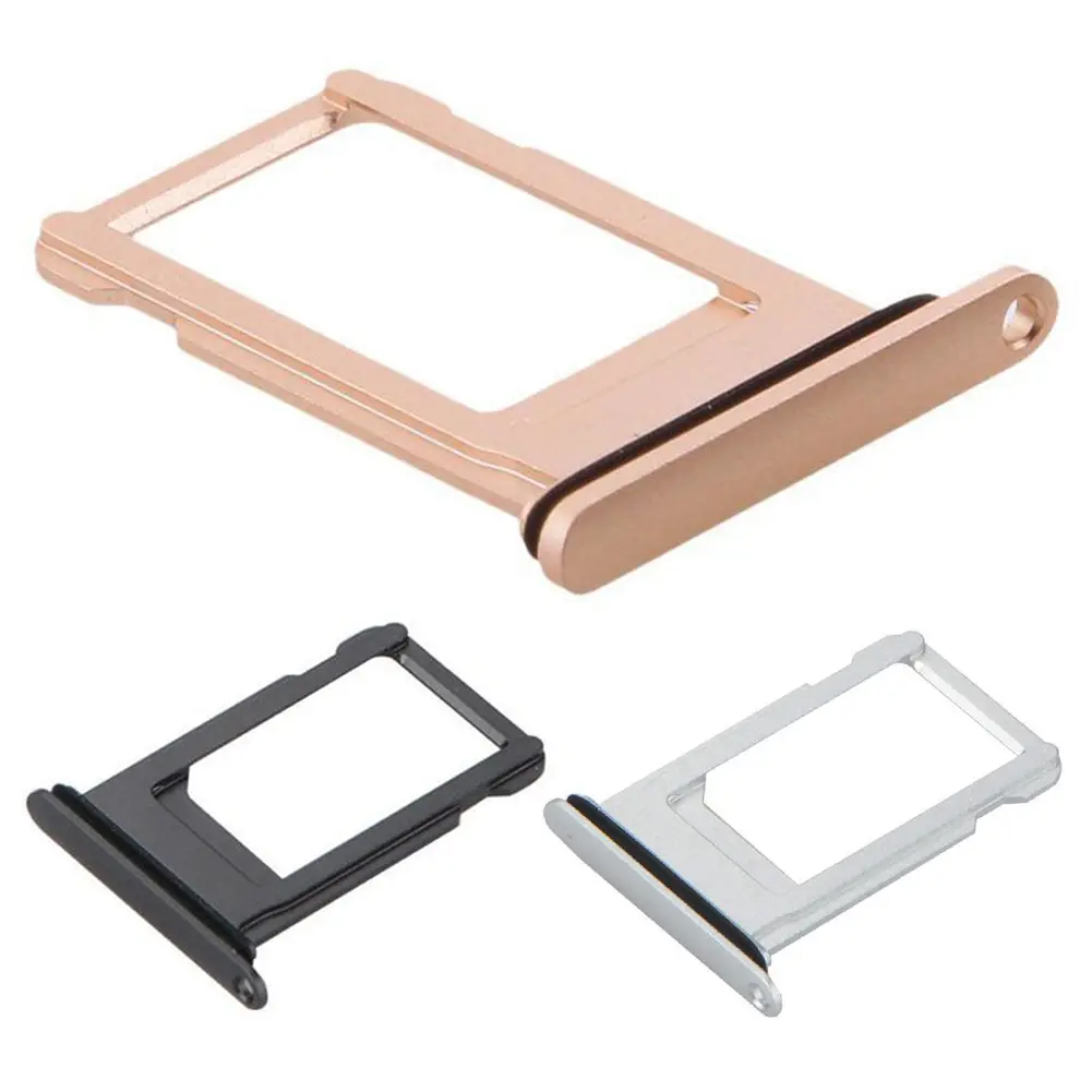Khay Thay Thế Có Khe Đựng Thẻ SIM, Bộ Phận Phục Hồi Tấm, Thay Thế, Tương Thích Với iPhone 8, 8Plus Và X Củ Loa Màn Hình Mobile Loa