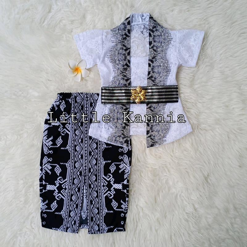 SET KEBAYA ANAK KARTINI WARNA SILVER LK030 4
