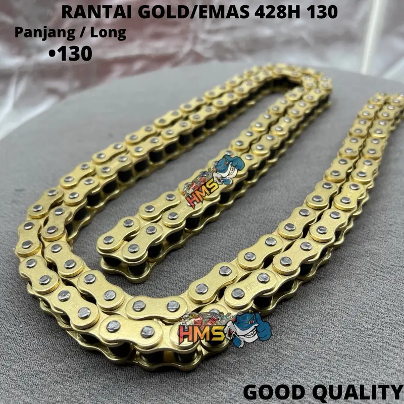 (BISA COD) RANTE RANTAI GOLD EMAS 428 H 428H THAILAND 130 120 110 L THAILAND PNP BISA UNTUK GEAR SSS 428 ORIGINAL THAILAND Outdoor 7
