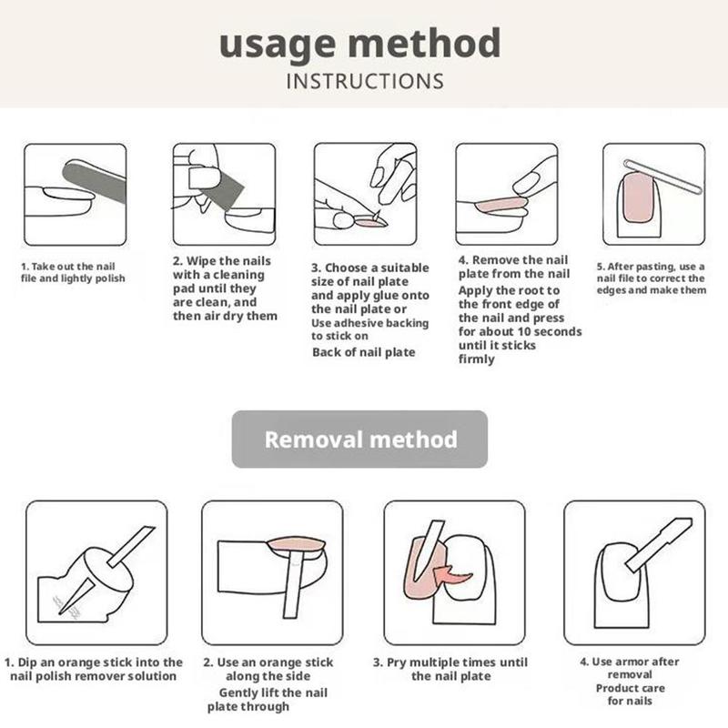 Miếng Dán Móng Tay Giả, Màu Hồng Ngọt Ngào, Hình Nơ, Có Thể Tháo Rời Và Đeo Được, Thích Hợp Cho Móng Tay, Miếng Dán Móng Tay Giả 7