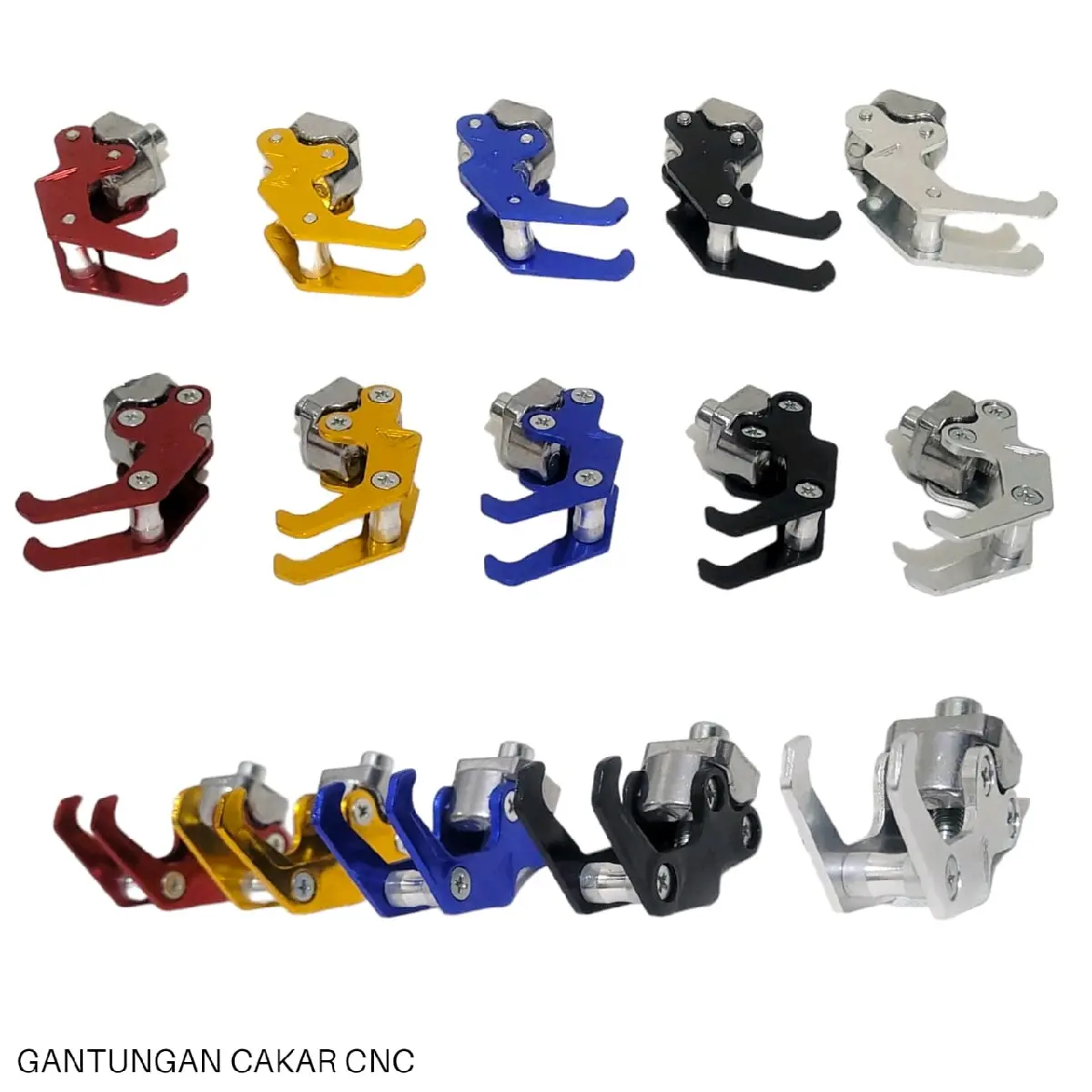 Gantungan Barang Motor Beat Nmax Vario 125 150 Dll Model Cakar Robot CNC Accessories Gold Motorcycle