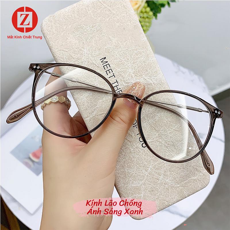[ Mã Hy2955 lão] Mắt Kính Lão Form nhỏ, nhẹ, tròng nhựa chiết xuất cao không gây đau mỏi mắt.
