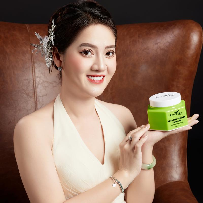 Kem Dưỡng Trắng Da Toàn Thân ( Kem Body Lục Giác ) Greenskin Organic - Mỹ Phẩm Hồng Loan