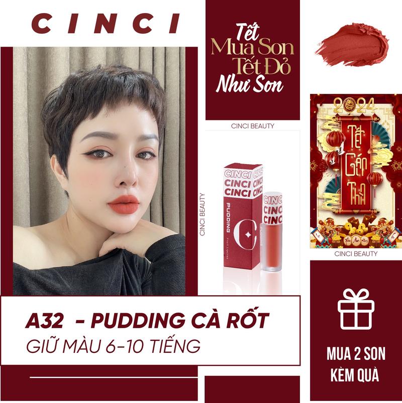 Product Introduction of COMBO 2 SON PUDDING HOA QUẢ KÈM QUÀ  - 2 MÀU SON TRENDY 2024 - Son Môi - Son Kem - Trang Điểm 14