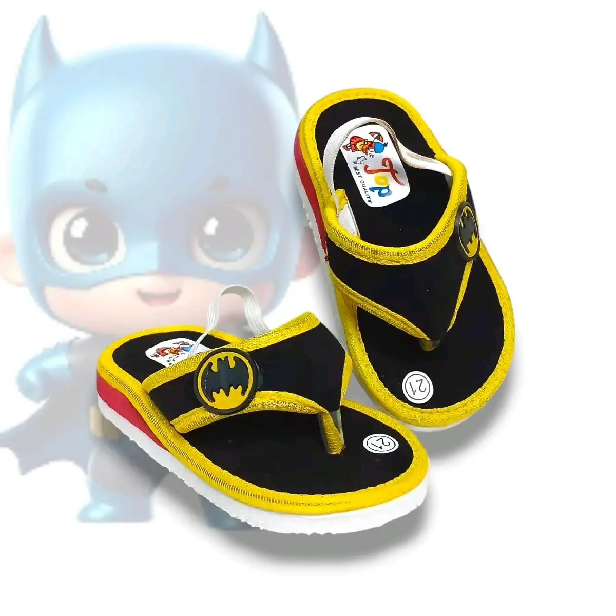 Sandal Bayi Laki-laki Bunyi Cicit Motif Batman Fashion Terbaru Lucu