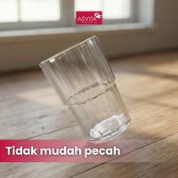Gambar ASVITA Gelas Plastik Matcha 400 ML - 6 PCS - Food Grade Wadah Minuman dari ASVITA Plastic Indonesia Kota Tangerang 4 Tokopedia