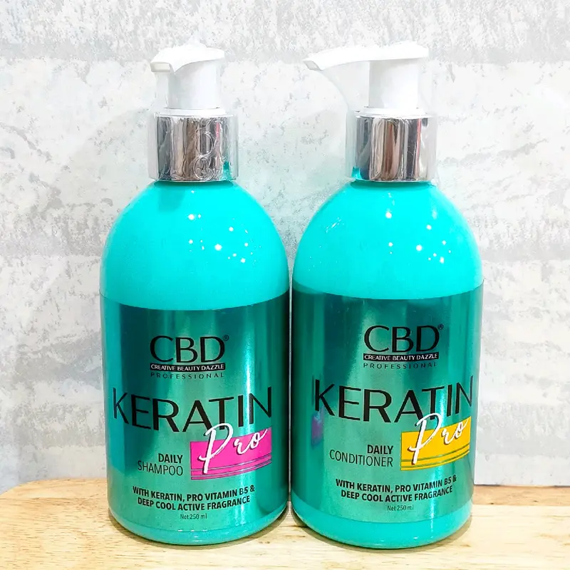 CBD Pro Keratin  250ml with keratin/ Provitamin B5 & deep cool activ fragrance 1