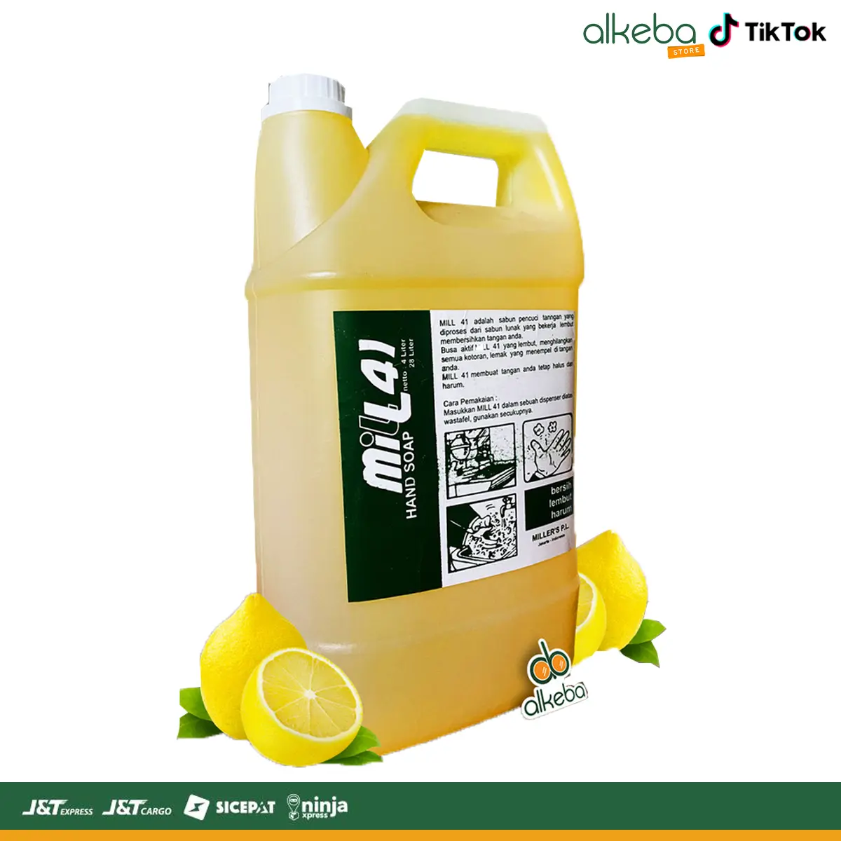 Murah Mill 41 Handsoap Lemon 4 Liter - Sabun Cuci Tangan 4 Liter Lemon