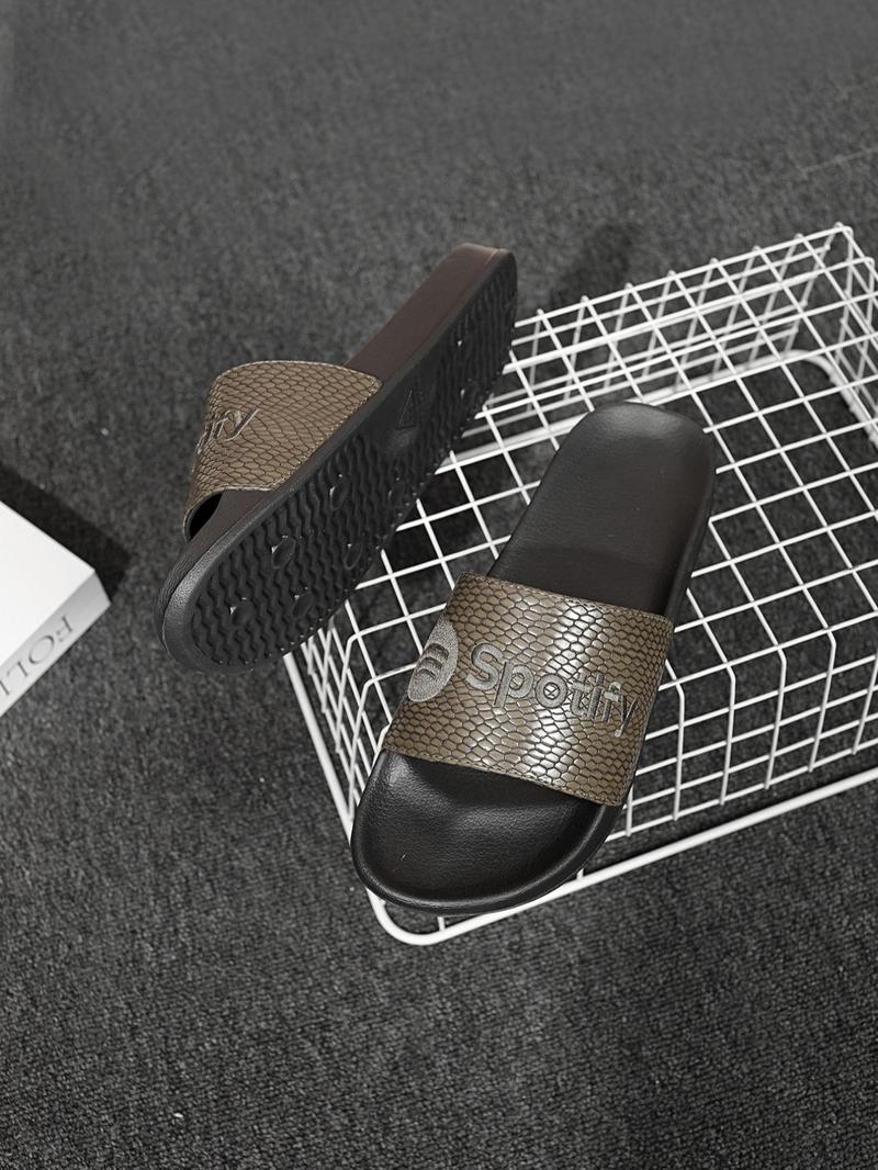 Product Introduction of Men's Geometric Pattern Slides, Casual Comfortable Breathable Non-slip Slippers for Indoor & Outdoor Wear, Fashionable Slides for Daily Wear, Walking Shoes 7