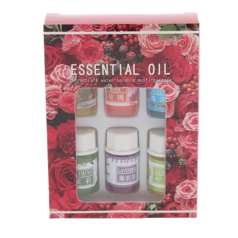 Tinh Dầu Thơm Tinh Khiết, 6 Chai, 3ml, Thích Hợp Cho Máy Khuếch Tán Và Máy Xông Tinh Dầu, Thích Hợp Để Massage 1