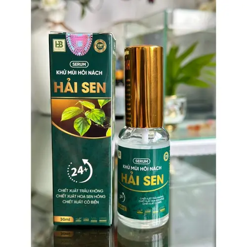 Chai Xịt Khử Mùi Hôi Nách,Hôi Chân Hải Sen Giúp Khử Mùi Hôi,Giảm Tiết Mồ Hôi Khô Thoáng Cả Ngày Mùi Hương Dịu Nhẹ 30Ml