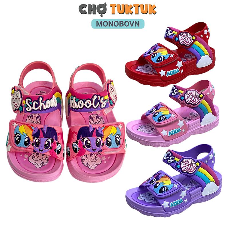 Sandal dép Thái lan cho bé gái cao su chống trơn thiết kế 3D ADDA 32E12 Giày Dép Sandal