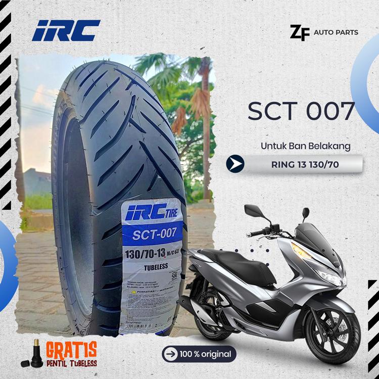 SEPASANG / SATUAN BAN MOTOR PCX 160 IRC SCT 006 007 Ring 14 TUBELESS ADV 160 8