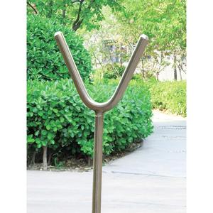 Stainless Steel Solid Ground Insert Y-Shaped Bracket Hand Sea Rod Pole Holder Long Casting Rod Throwing Rod Fishing Rod Holder
