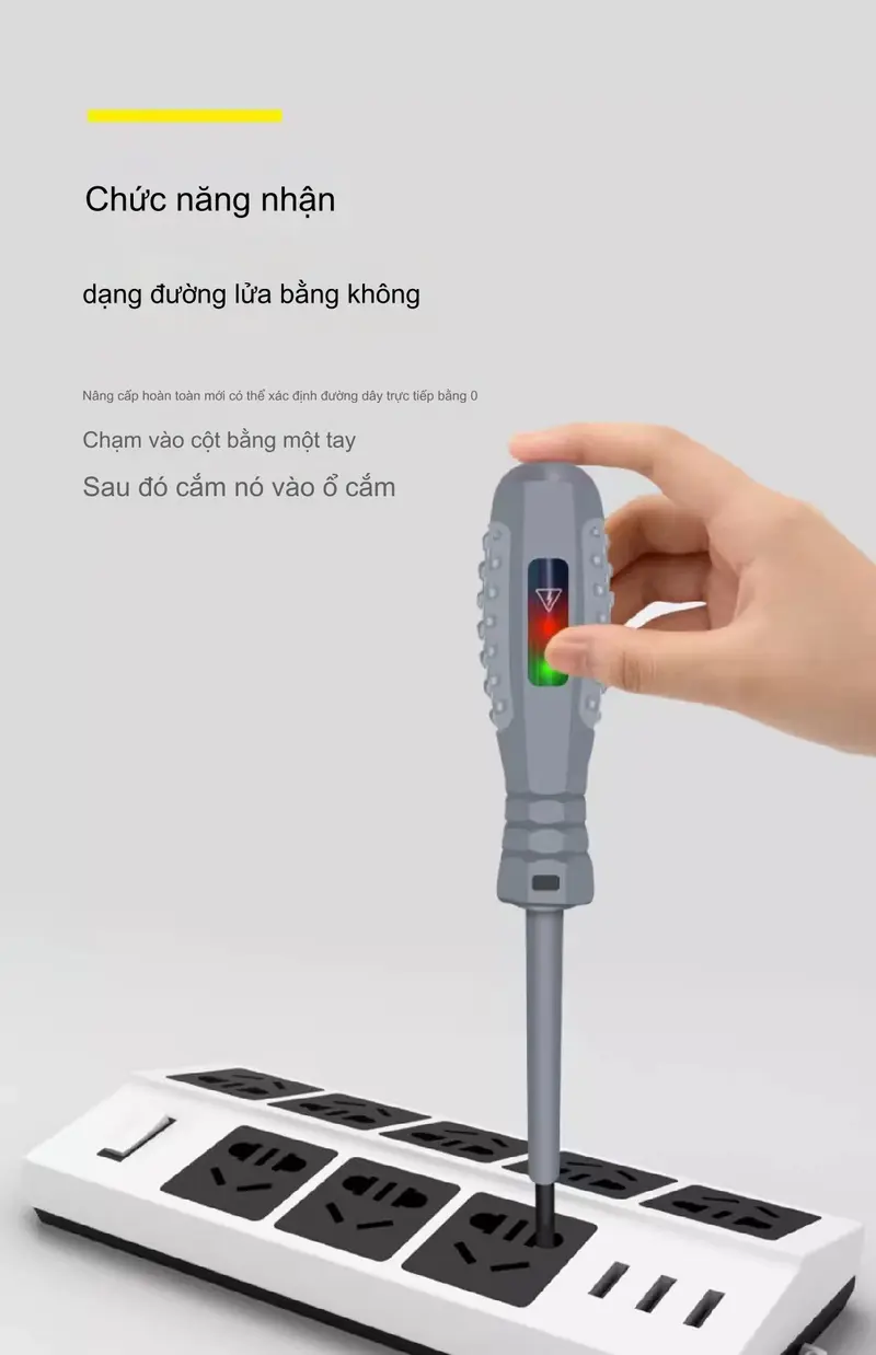 Product Introduction of Bút cảm ứng thợ điện thông minh, bút kiểm tra cảm ứng đặc biệt, để phát hiện vít đôi bật và tắt Mạch bút dao lụa điện gia dụng 1