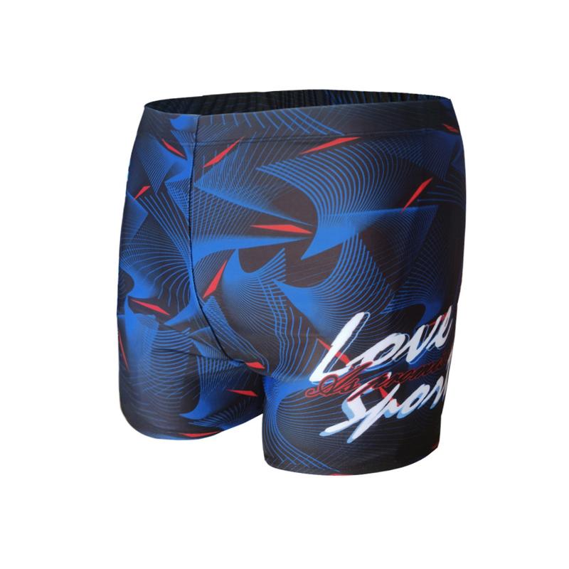 Product Introduction of Adult Men's Swimming Trunks Fashionable Printed Boxers plus-Sized plus Size Quick-Drying Swimming Equipment Hot Spring Swimming Trunks 9