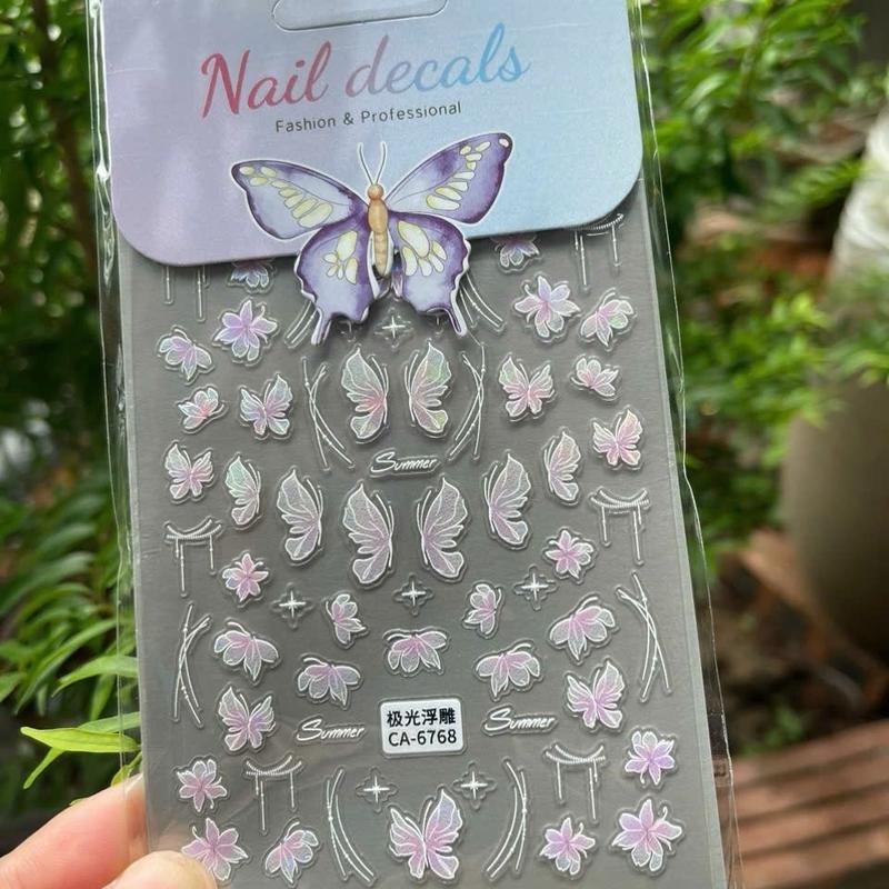 Miếng dán sticker 5D trang trí móngg chuyên dụng cho ngành làm - TikTok ...