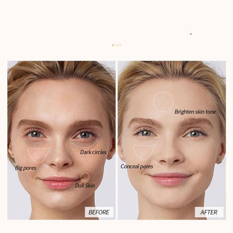 Long-Wearing BB Cream, Hydrating Concealer BB Cream, Lightweight and Smooth Makeup Foundation, Moisturizing Sunscreen, Facial Color Correcting Cream 3