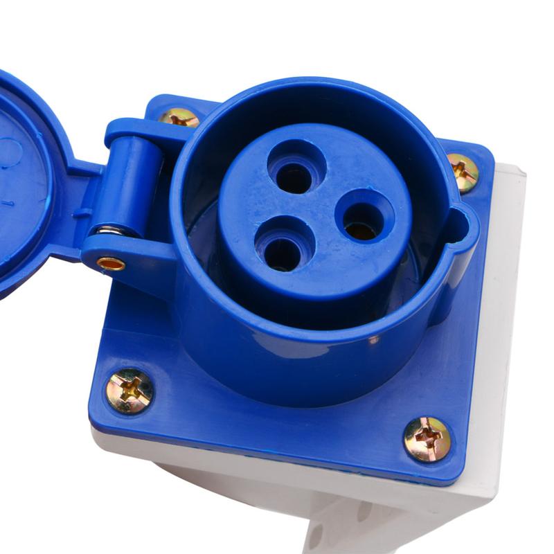 Product Introduction of 16 Amp 3 Pin Industrial Socket 220-250V Weatherproof IP44 2P+E 3Phase 16A 44