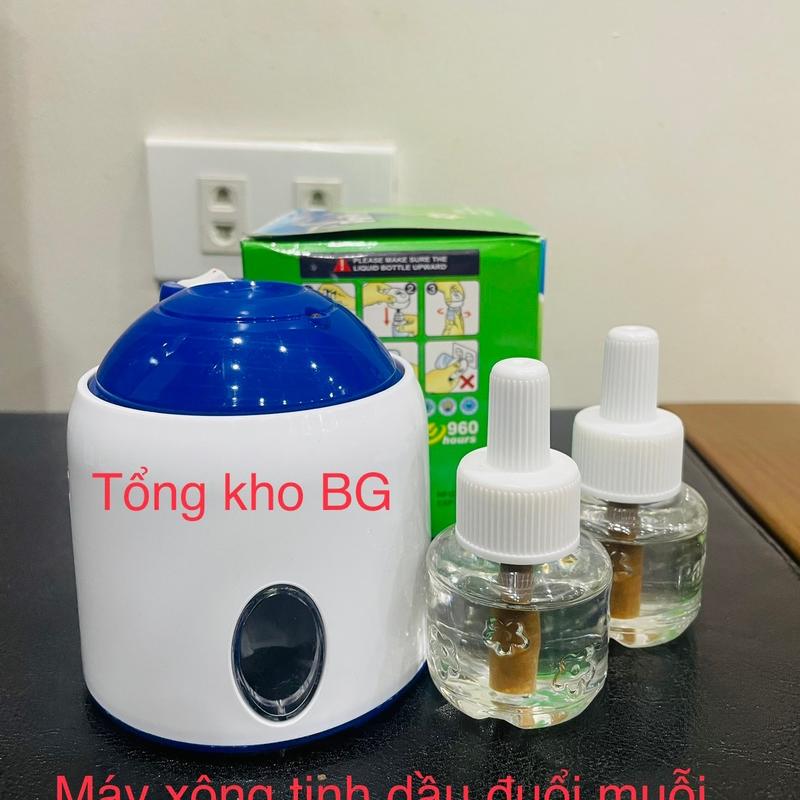 [Tổng kho BG] Máy đuổi muỗi xông tinh dầu+ 2 chai tinh dầu và tinh dầu bán lẻ Đèn Bắt Muỗi Bắt Muỗi 1