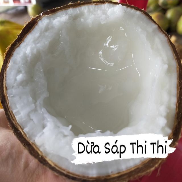 Dừa Sáp Cầu Kè - Loại 2 Size Lớn (Trái 1Kg-1.1Kg) Sáp Chuẩn - Decor, Decor Phòng