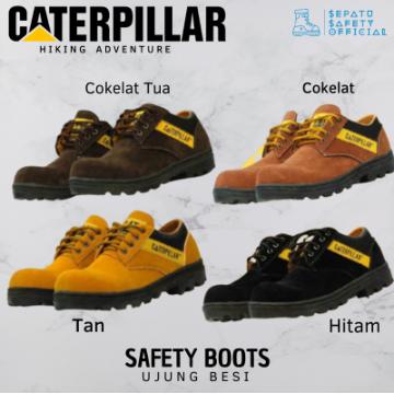 Sepatu Boots Safety SBY Low Sepatu Ujung Besi Hiking Outdoor Touring 1