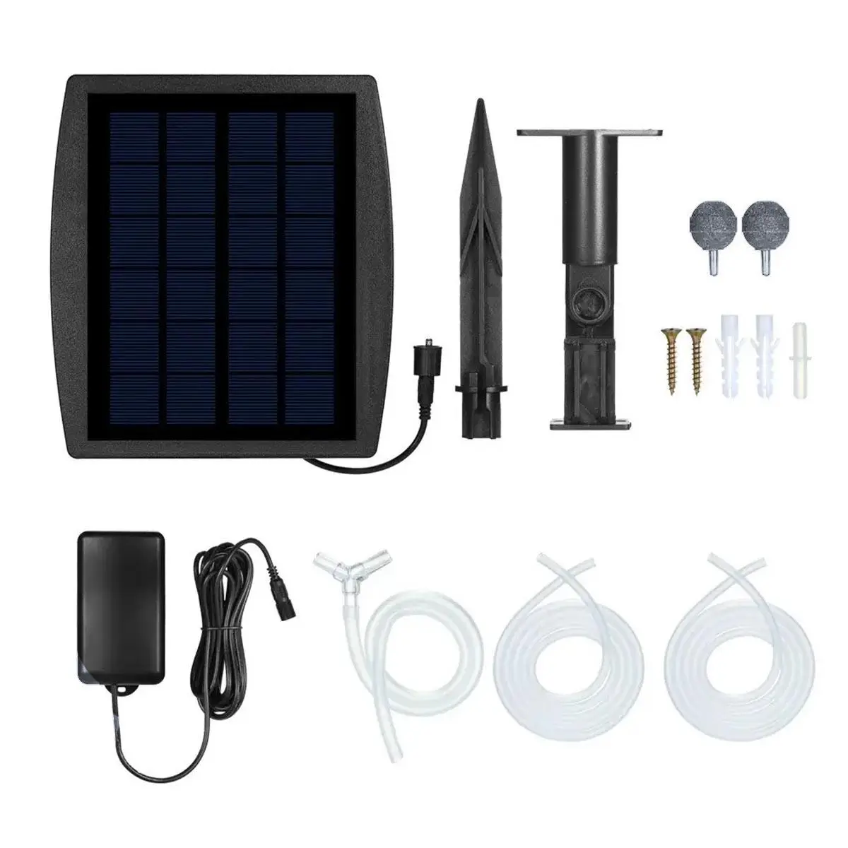 Solar Powered Oxygen Booster Pump, Small Air Pump, Outdoor Portable Oxygen Booster, Large Air Volume, Stocking Fillers Gift