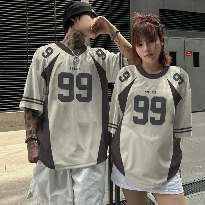 Product Introduction of Áo Thun Cặp Đôi, Áo Ngắn Tay In 3D, Áo Thun Bóng Rổ Nhanh Khô Mùa Hè, Dành Cho Nam Giới, Áo Thể Thao Thời Trang, Áo Thun Ngoại Cỡ, Thích Hợp Cho Năm 2025, [Thanh Toán Khi Nhận Hàng] 2