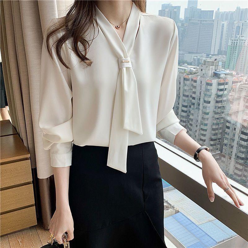 Product Introduction of Áo Sơ Mi Voan, Màu Trắng, Áo Sơ Mi Nhỏ Đẹp Phong Cách Pháp, Quần Áo Nữ, Thích Hợp Cho Đầu Xuân Và Mùa Thu, Hàng Mới Về 2025 2