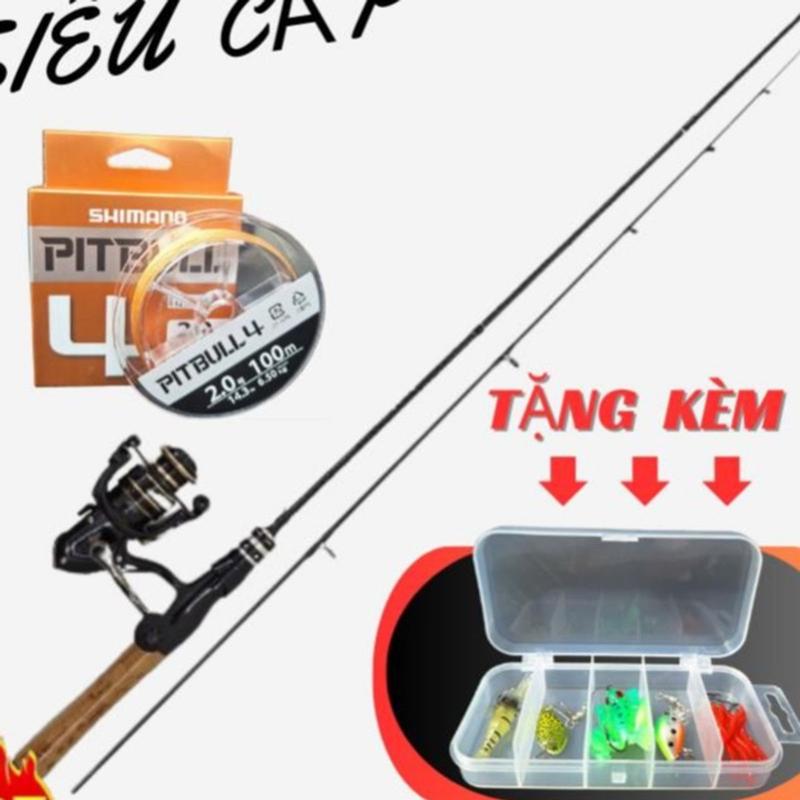 Bộ cần câu lure UL CÁN I + máy kim loại DEKIO AC đầy đủ phụ kiện chuyên câu sông suối siêu cảm giác