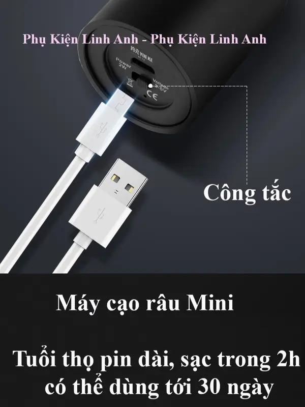 Máy cạo râu Mini rất tiện dụng mang đi du lịch đi chơi 7