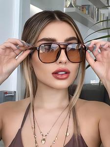 Lentes de sol aviador vintage unisex, lentes de sol con lentes tintados casuales y modernos para uso diario, accesorios de moda para actividades al aire libre