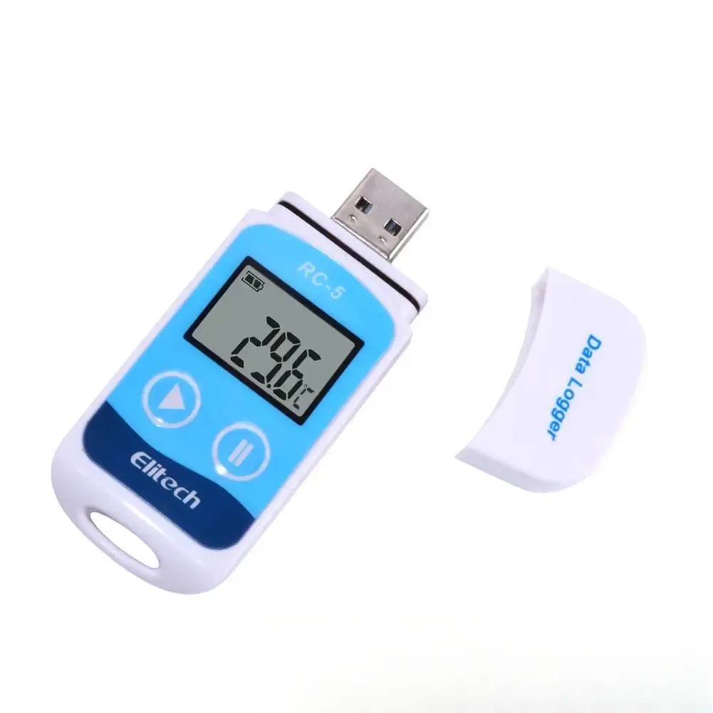 RC-5 Temperature Data Logger High-precision USB Datalogger 32000 reading Point Temperature Recorder for Cold Chain Transport