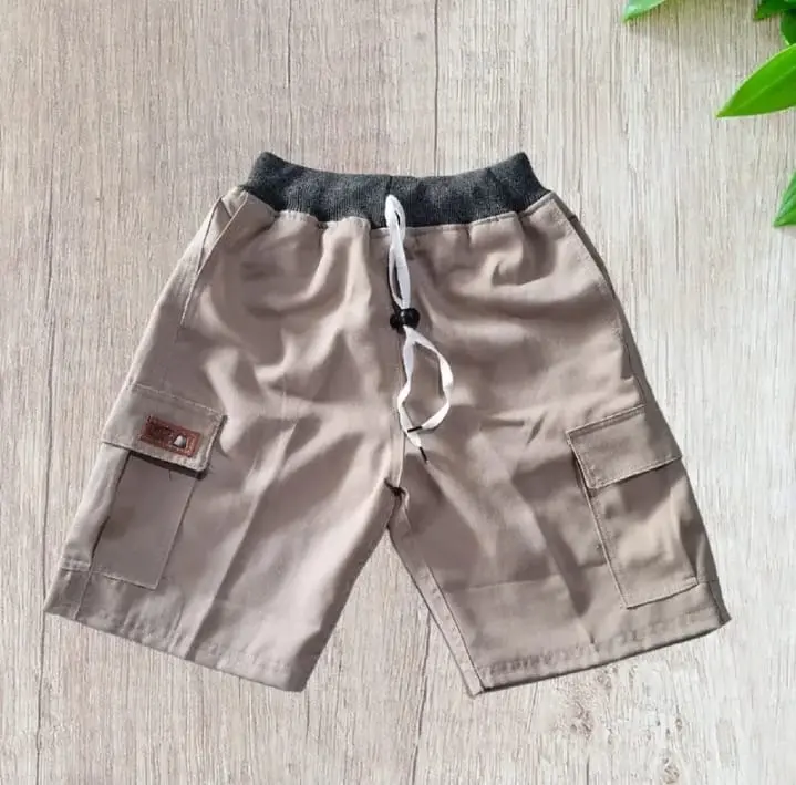 Promo 100 Rb dapat 5 Celana Kargo Cargo Pendek Anak 5-10 Tahun BB 20-25Kg Fashion 3