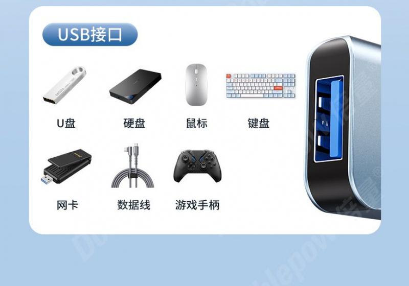 Product Introduction of Bộ mở rộng dòng chia Typec đôi, Bộ chia đa cổng USB3.0, Bộ máy tính xách tay và máy tính để bàn bên ngoài tất cả trong một, Trạm kết nối 19